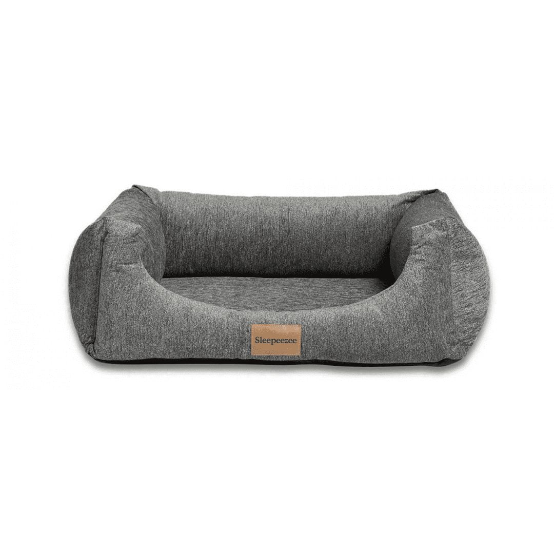 Sleepeezee dog basket bed pewter